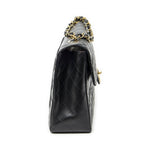 Chanel Maxi Jumbo XL Flap Black Quilted Lambskin Leather — view 4