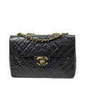 Chanel Maxi Jumbo XL Flap Black Quilted Lambskin Leather