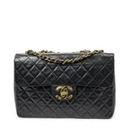 Chanel Maxi Jumbo XL Flap Black Quilted Lambskin Leather