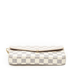 Louis Vuitton Pochette Felicie Ivory Damier Azur Shoulder — view 6