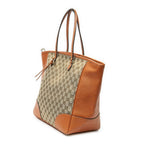 Gucci Bree Tote Orange Beige GG Canvas — view 2