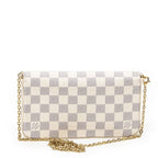 Louis Vuitton Pochette Felicie Ivory Damier Azur Shoulder — view 5