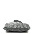 Bottega Veneta Flat Tote Gray Intrecciato Leather — view 6