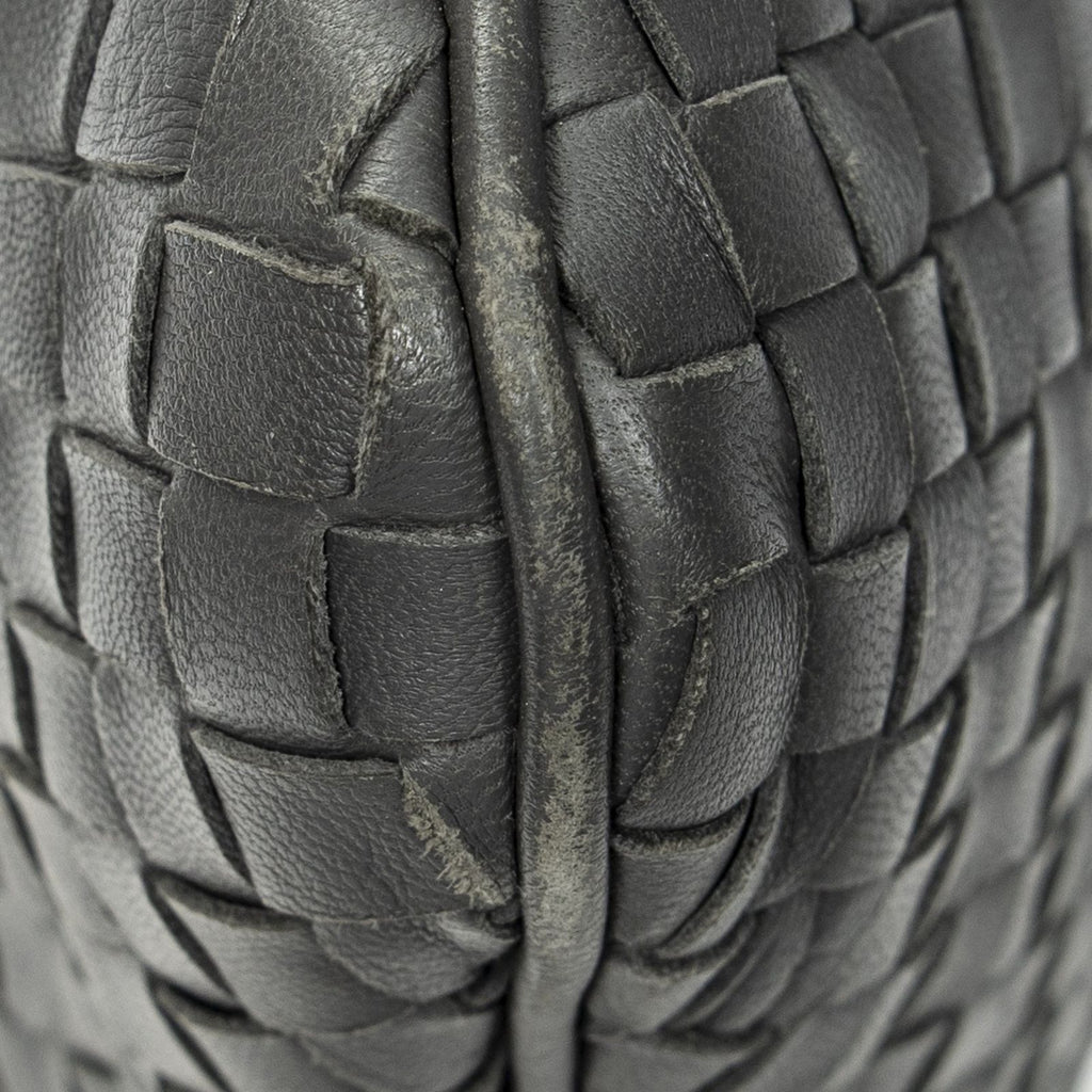 Bottega Veneta Flat Tote Gray Intrecciato Leather — view 7
