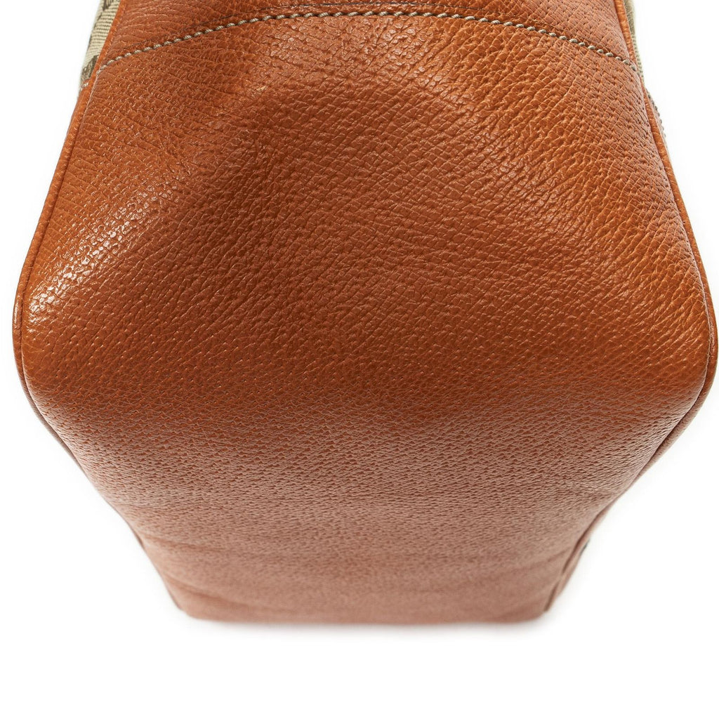 Gucci Bree Tote Orange Beige GG Canvas — view 7