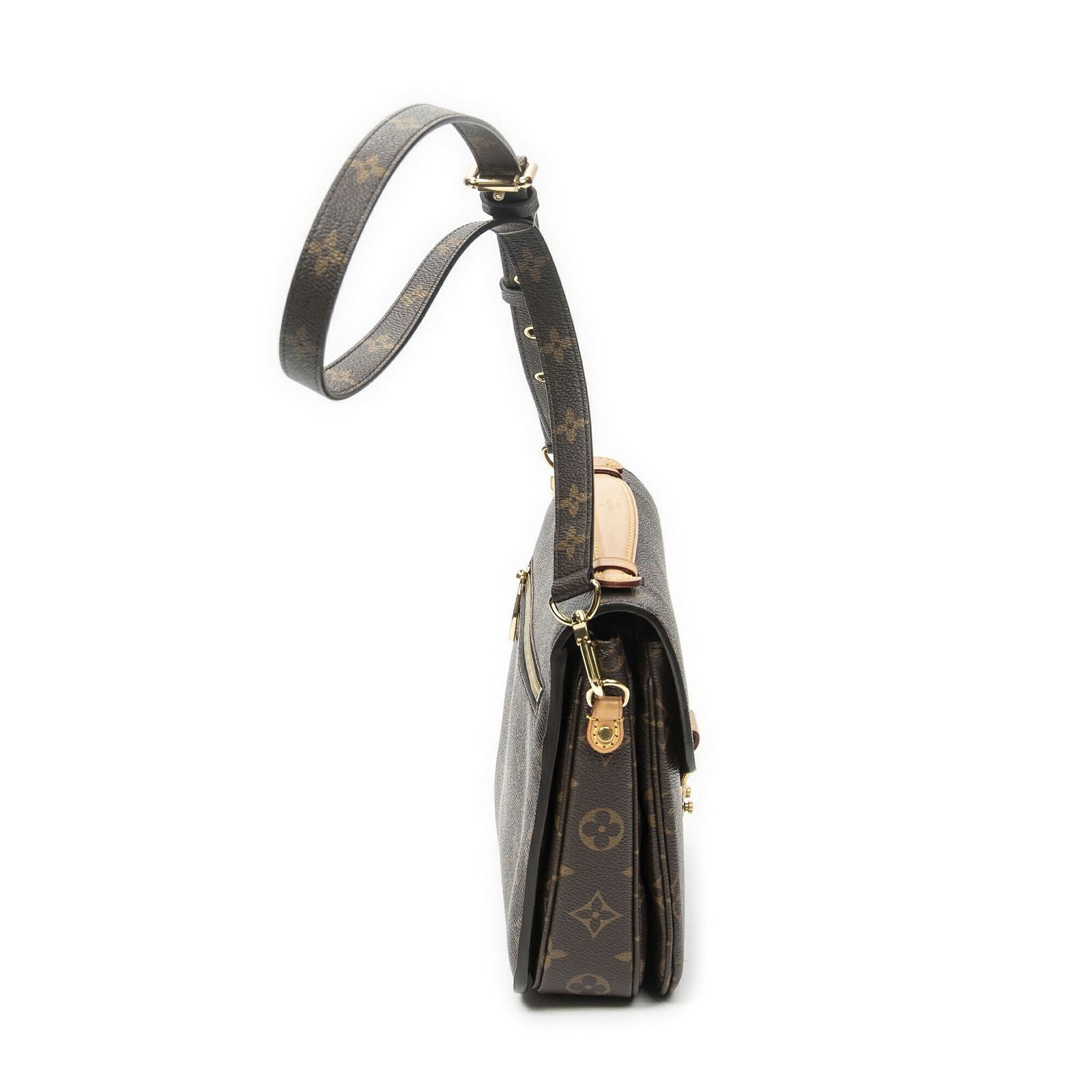 Louis Vuitton Pochette Metis Brown Monogram Canvas Handbag — view 4