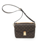 Louis Vuitton Pochette Metis Brown Monogram Canvas Handbag