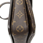 Louis Vuitton Pochette Metis Brown Monogram Canvas Handbag — view 7