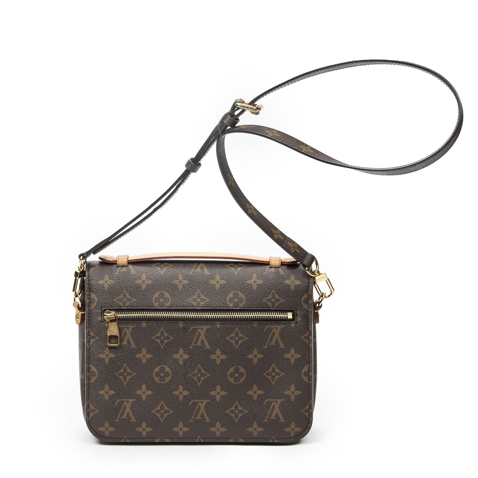 Louis Vuitton Pochette Metis Brown Monogram Canvas Handbag — view 5