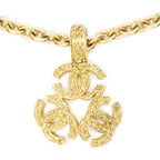Chanel Pull CC Pendant Chain Necklace — view 2
