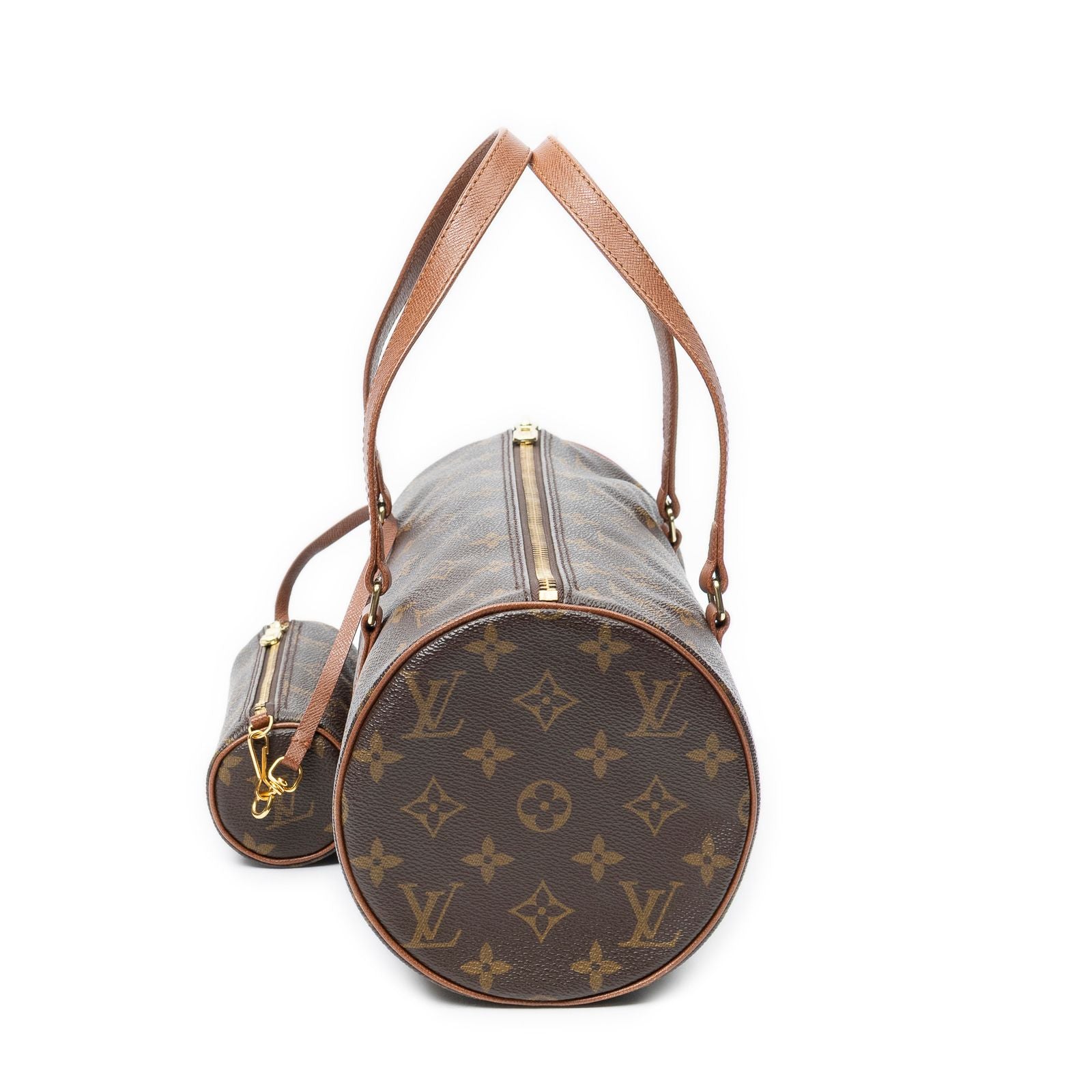 Louis Vuitton Papillon Brown Monogram Canvas Handbag — view 3