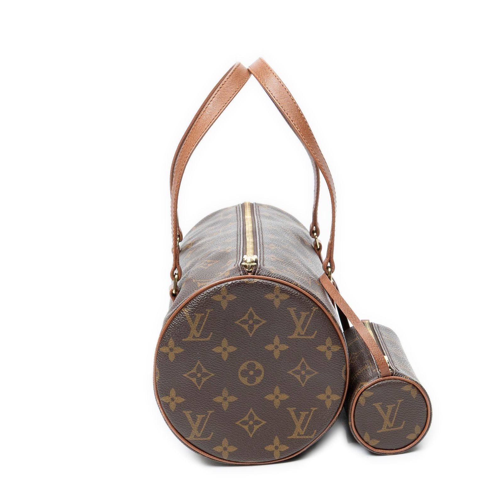 Louis Vuitton Papillon Brown Monogram Canvas Handbag — view 4