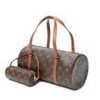 Louis Vuitton Papillon Brown Monogram Canvas Handbag — view 2