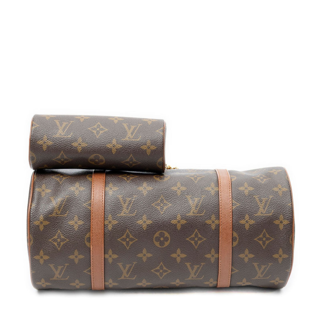 Louis Vuitton Papillon Brown Monogram Canvas Handbag — view 6