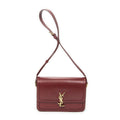 Saint Laurent Medium Solferino Red Calfskin Leather Shoulder