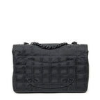 Chanel New Travel Line Single Flap Black Travelline Nylon Canvas — view 5