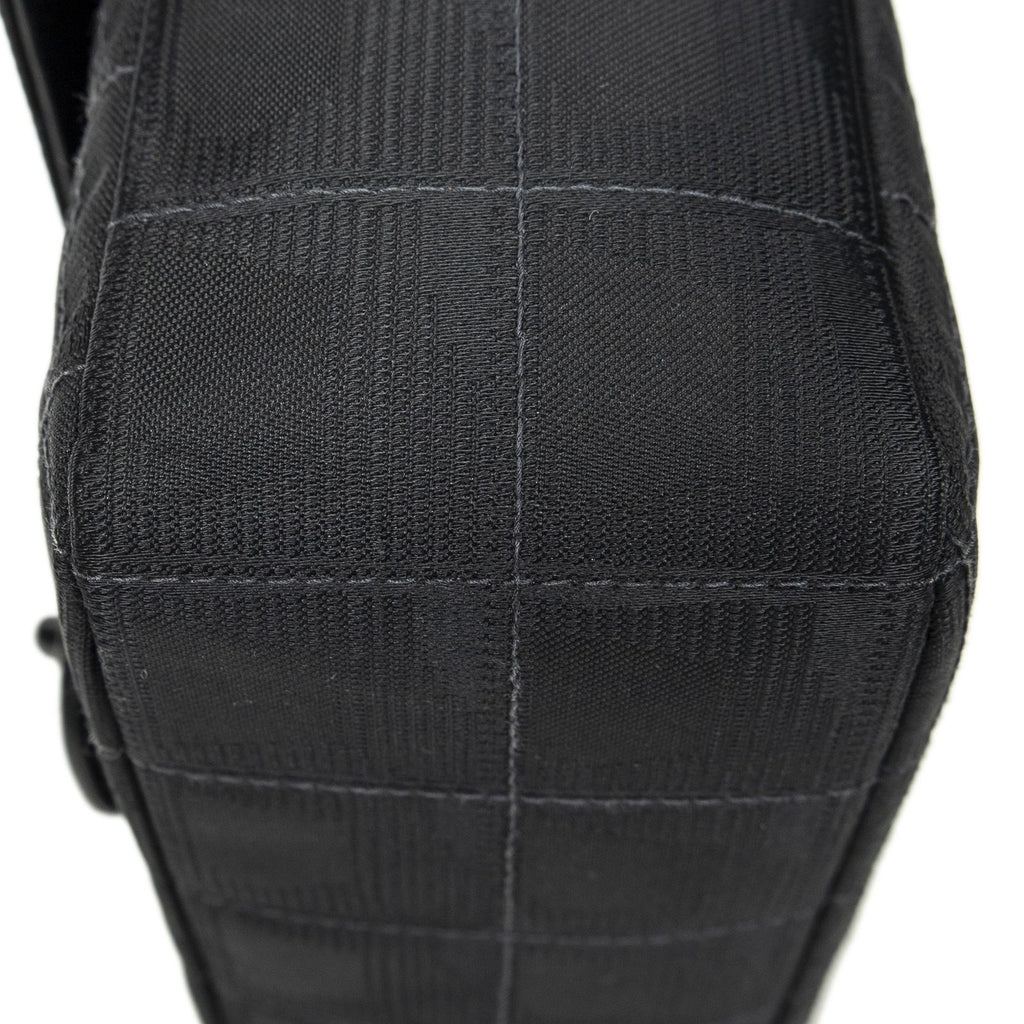 Chanel New Travel Line Single Flap Black Travelline Nylon Canvas — view 8