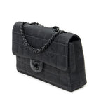 Chanel New Travel Line Single Flap Black Travelline Nylon Canvas — view 2