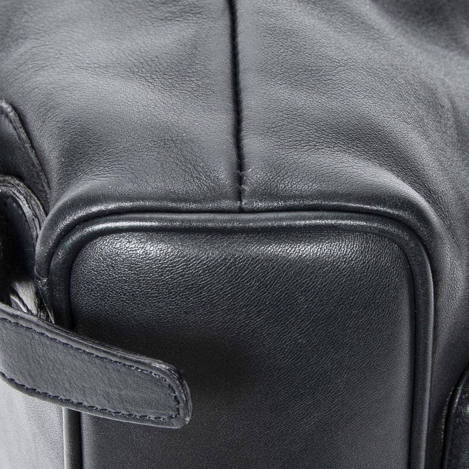 Gucci Mini Bamboo Backpack Navy Calfskin Leather — view 8
