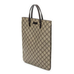 Gucci Flat Tote Brown Beige Spuri Canvas — view 2