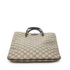 Gucci Flat Tote Brown Beige Spuri Canvas — view 6