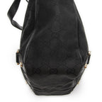 Gucci Small Abbey D Ring Tote Black GG Canvas — view 7