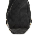Gucci Small Abbey D Ring Tote Black GG Canvas — view 8