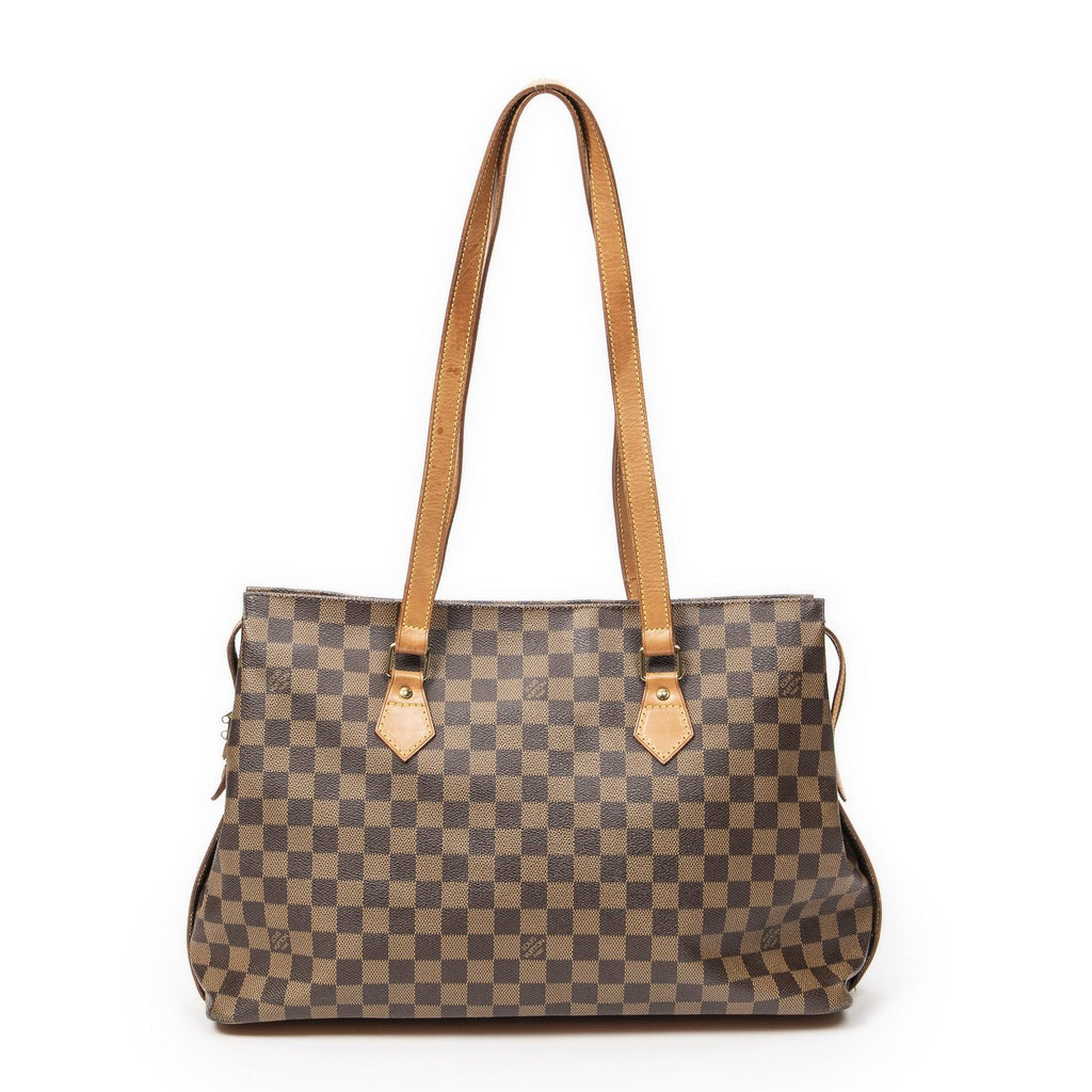 Louis Vuitton Brown Damier Ebene Shoulder
