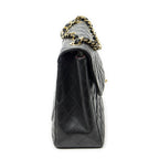 Chanel Maxi Jumbo XL Flap Black Quilted Lambskin Leather — view 4