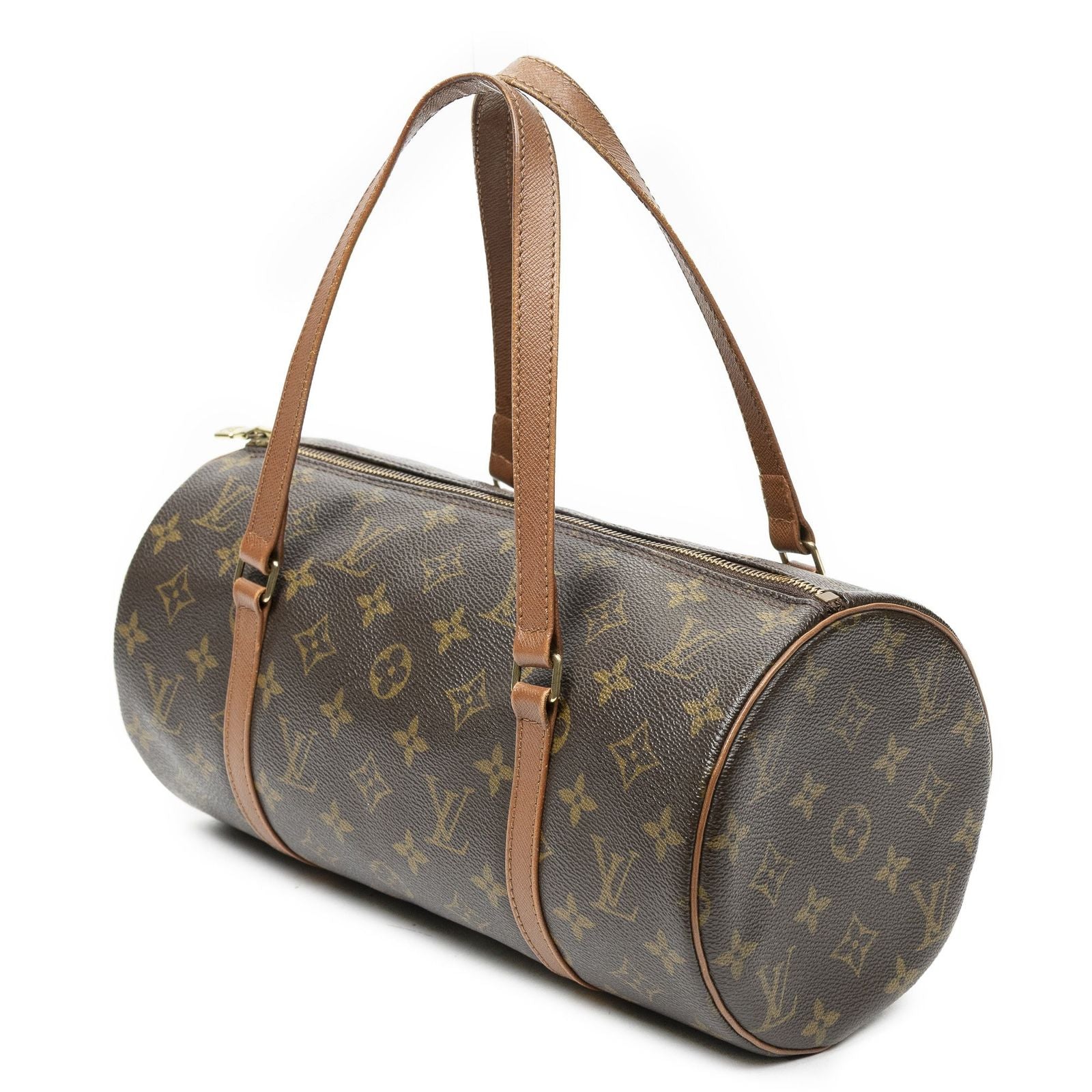 Louis Vuitton Papillon Brown Monogram Canvas Handbag — view 2