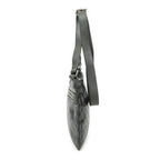 Gucci Square Front Zip Cross Gray Print Canvas Shoulder — view 3