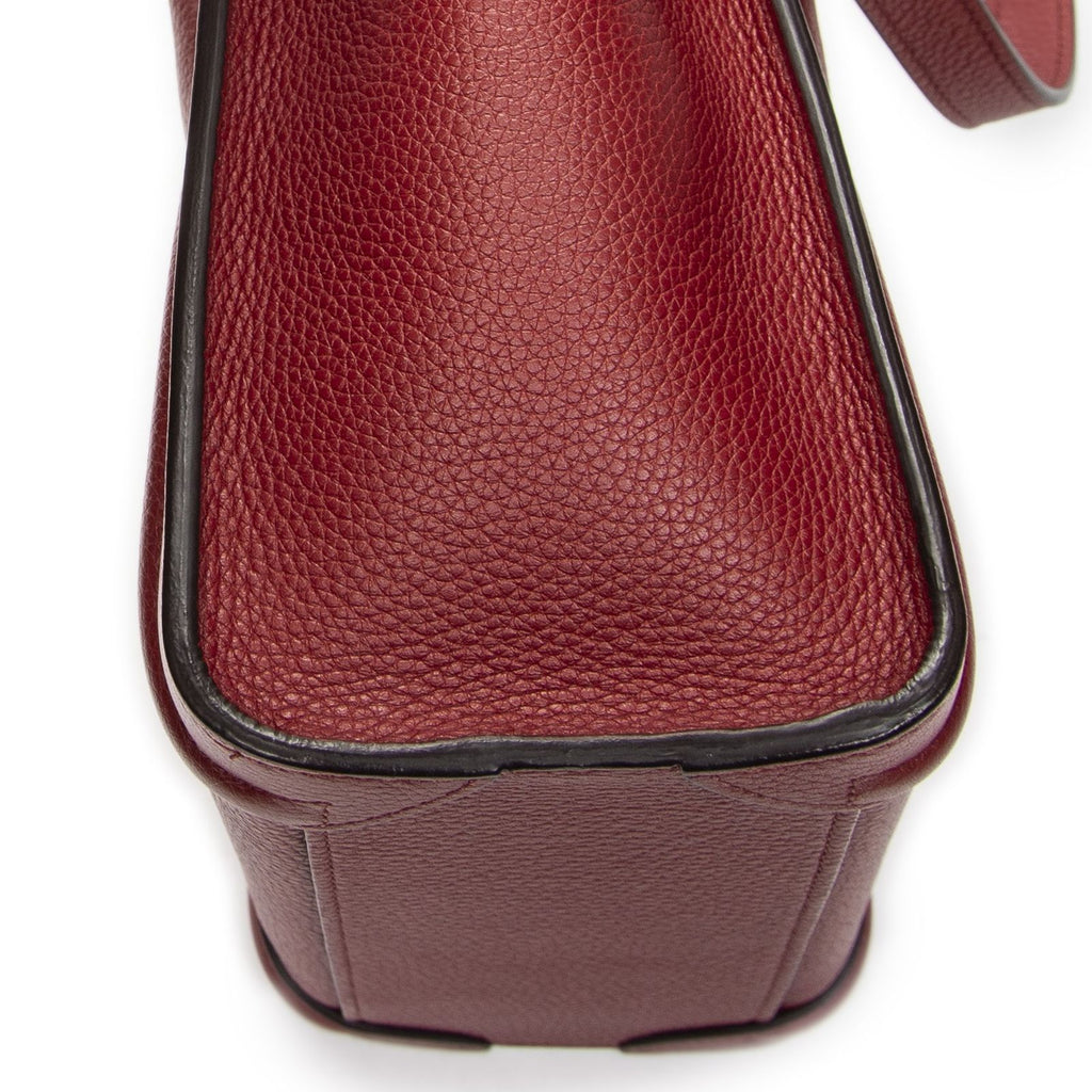 Celine Nano Luggage Red Grain Calf Leather — view 8