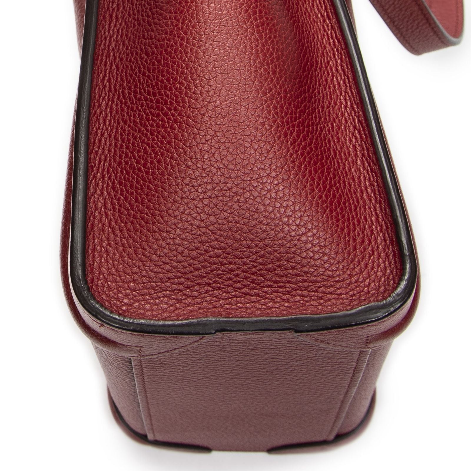 Celine Nano Luggage Red Grain Calf Leather — view 8