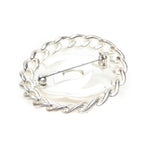 Chanel CC Turnlock Motif Brooch Silver Plating — view 2