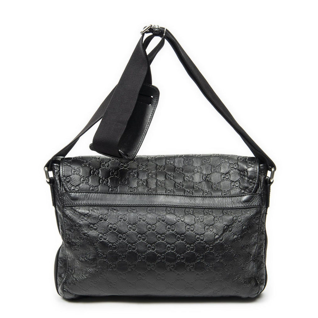 Gucci Web Media Messenger Black Guccissima — view 5