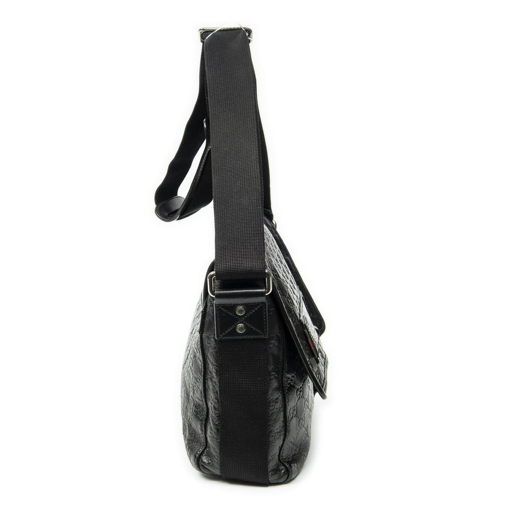 Gucci Web Media Messenger Black Guccissima — view 4