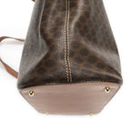 Celine Vintage Large Dome Tote Brown Macadam Canvas — view 7