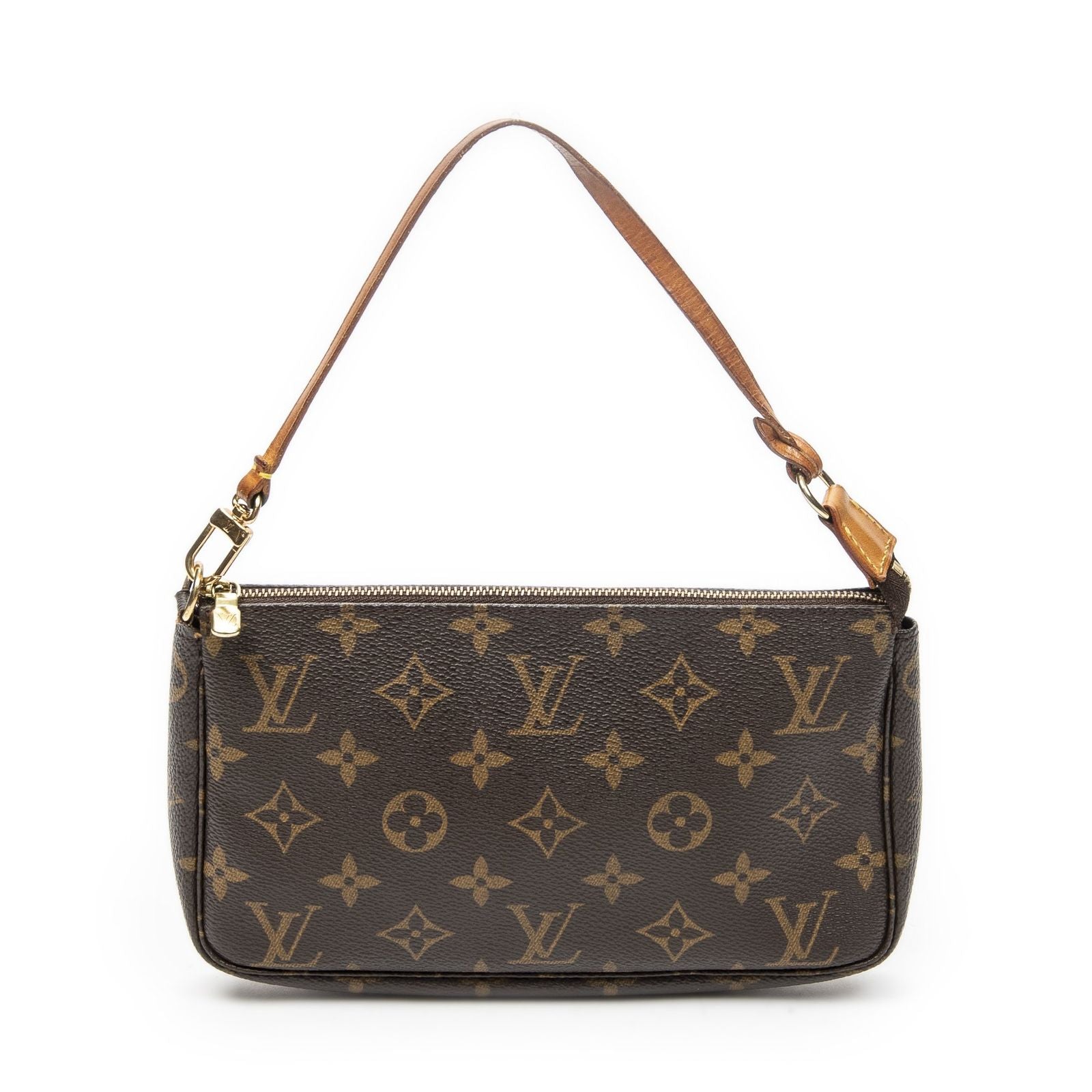 Louis Vuitton Pochette Brown Monogram Canvas Handbag — view 5