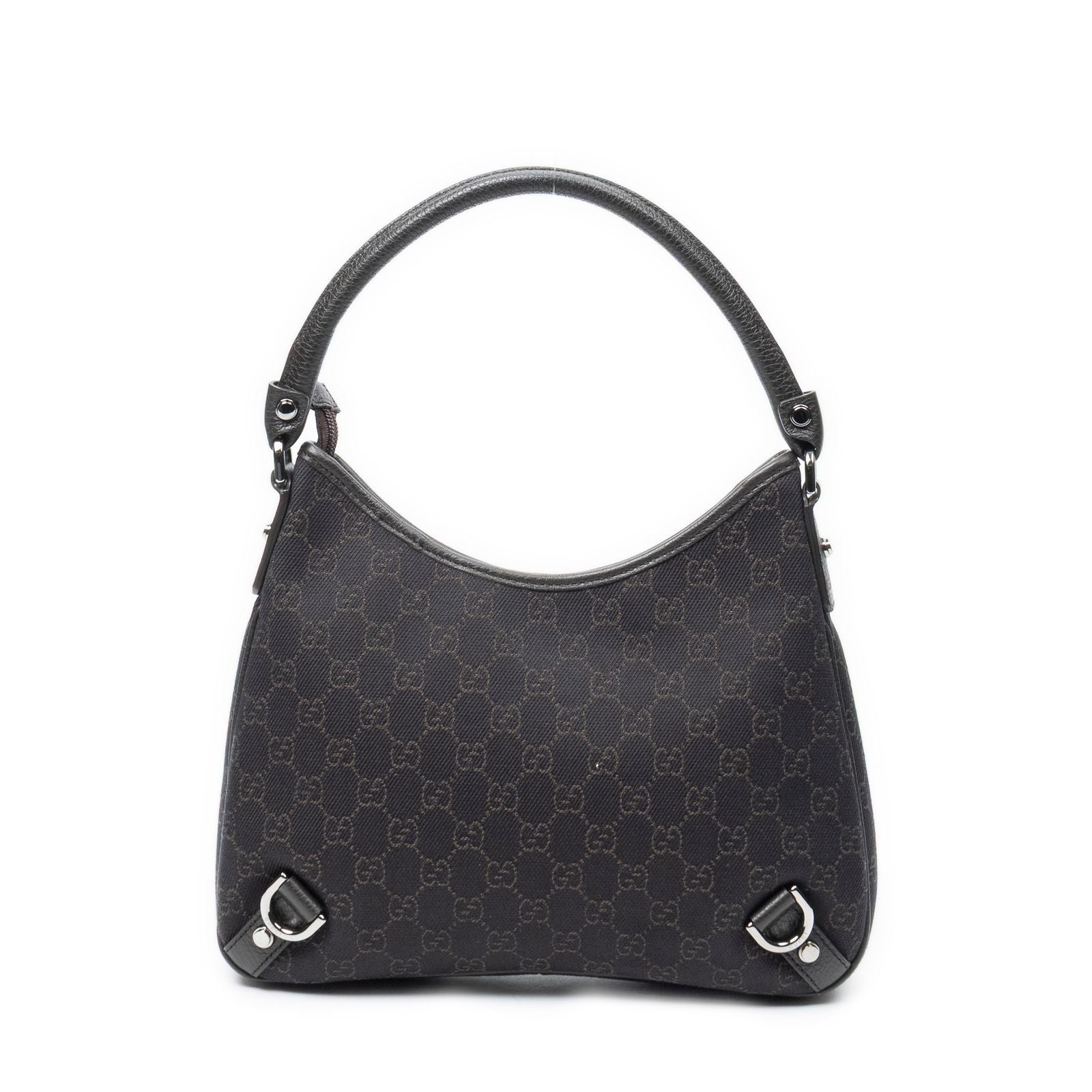 Gucci Abbey D Ring Brown GG Denim Canvas — view 5
