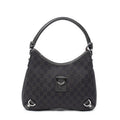 Gucci Abbey D Ring Brown GG Denim Canvas