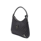 Gucci Abbey D Ring Brown GG Denim Canvas — view 2