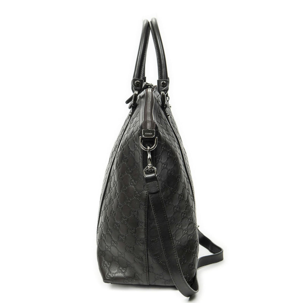 Gucci Large GG Charm Dome Satchel Brown — view 3