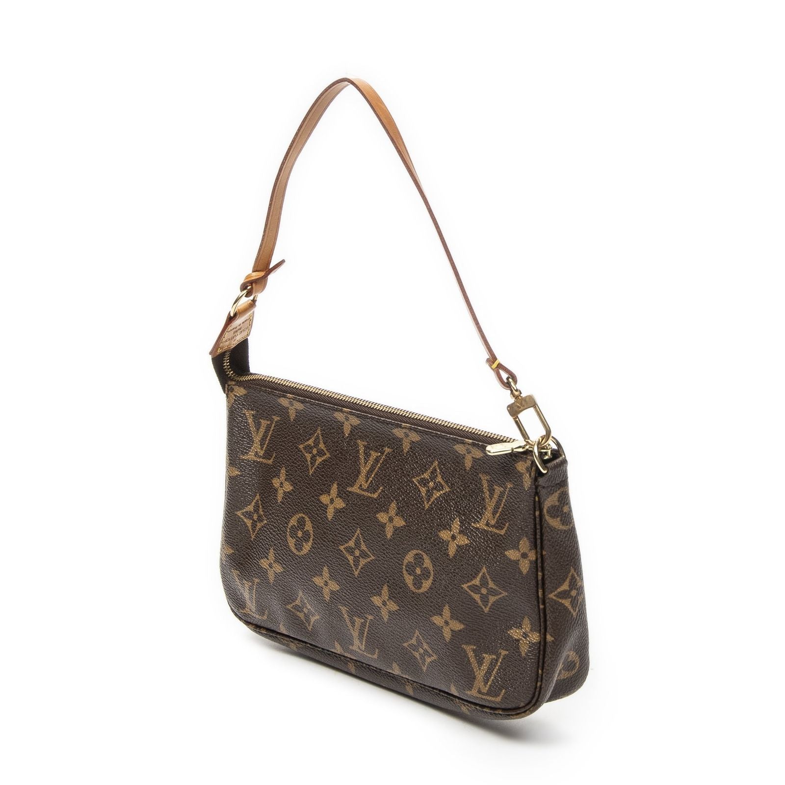 Louis Vuitton Pochette Brown Monogram Canvas Handbag — view 2
