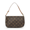Louis Vuitton Pochette Brown Monogram Canvas Handbag