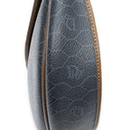 Dior Vintage Flap Cross Gray Brown Canvas — view 7