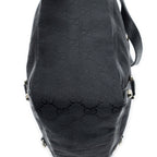 Gucci Small Abbey D Ring Tote Black GG Canvas — view 7