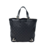 Gucci Small Abbey D Ring Tote Black GG Canvas — view 5