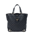 Gucci Small Abbey D Ring Tote Black GG Canvas