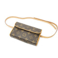 Louis Vuitton Pochette Florentine Brown Monogram Canvas Handbag