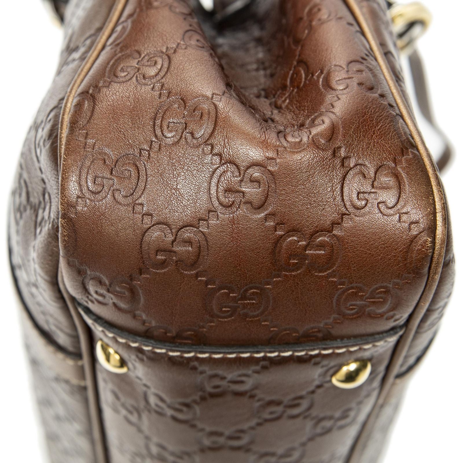 Gucci Tote Brown Blanc — view 8